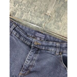 Talbots Slim Flattering 5-Pocket Jeans Womens 16W Dark Wash Straight Leg Stretch